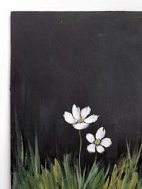 Image 4 of Little White Flowers Original Painting