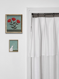 Image 4 of Original Painting - White Bird In The Countryside