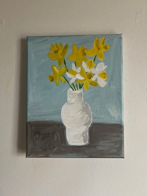 Image of Daffodils - original oil painting