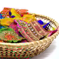 Image 4 of Embellished Sari Elements Bright Mix