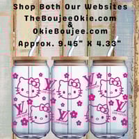Inspired LV HK Hello Kitty Double Sided Uv Dtf Wrap W0919