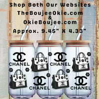 Chanel Inspired Double Sided Uv Dtf Wrap W0925