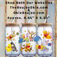 Pooh Piglet Eyore Tigger Double Sided Uv Dtf Wrap W0964