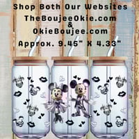Mickey & Minnie Double Sided Uv Dtf Wrap  W0662