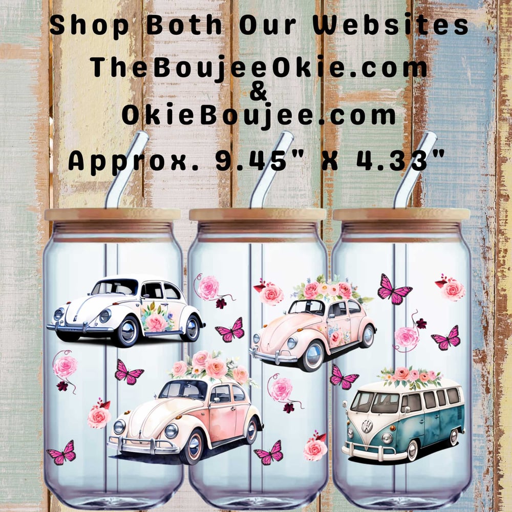 Image of VW Bug Beetle Van Double Sided Uv Dtf Wrap W0758