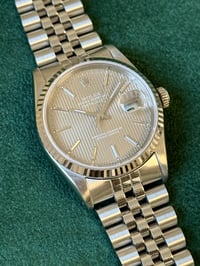 Image 2 of ROLEX DATEJUST 16234 GRIS TAPISSERIE