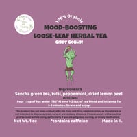 Image 3 of Caffeinated Mood-Boosting Herbal Green Tea (Giddy Goblin)