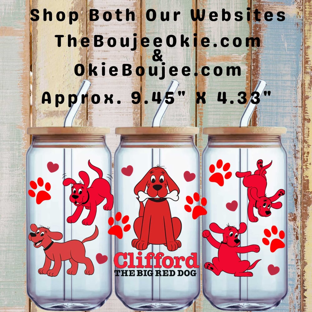 Image of Clifford Red Dog Double Sided Uv Dtf Wrap W0771