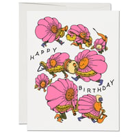 Image 1 of Flower March Birthday Card