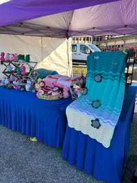 Image 3 of Sea Life Blanket with Turtles