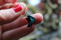 Image 3 of Dead Good Elytra Beetle wing earrings 