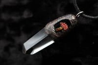 Image 1 of Dead Good mushroom and quartz amulet