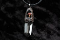 Image 3 of Dead Good mushroom and quartz amulet