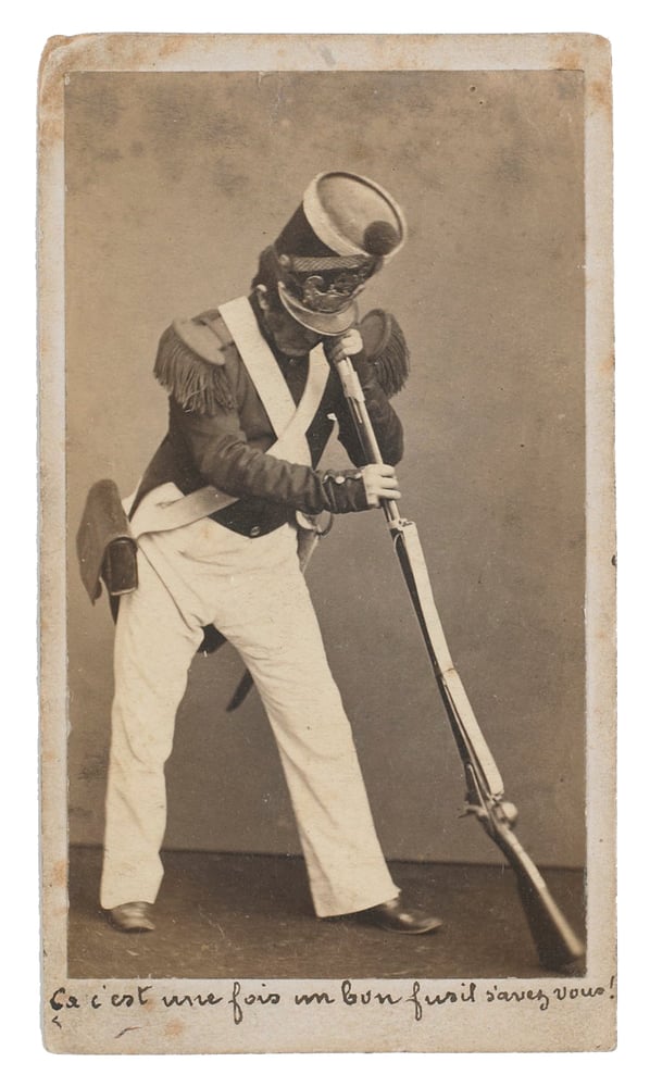 Image of Baron & Mitkiewicz: 'ça c'est une fois un bon fusil savez vous!', ca. 1860