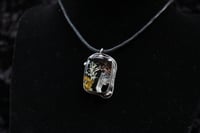 Image 2 of Dead Good pendant with mole skull and foliage
