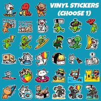 Vinyl Stickers (Choose 1)