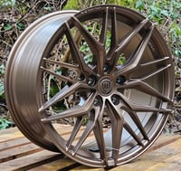 Image 2 of 19" RFX17 STYLE STAGGERED ALLOY WHEELS FITS 5X120 MATT BRONZE