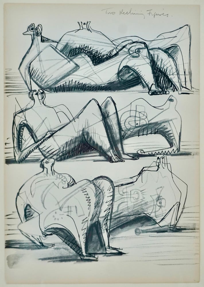 Image of henry moore / two reclining figures / 30/146