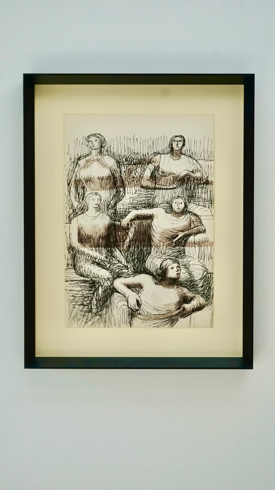 Image of henry moore / five seated figures / 30/147
