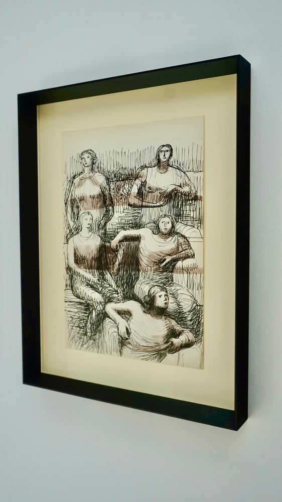 Image of henry moore / five seated figures / 30/147