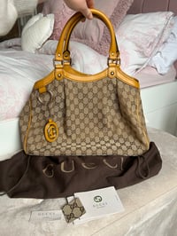 Image 1 of Gucci GG Canvas Yellow Sukey Bag