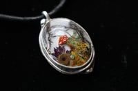 Image 2 of Dead Good mushroom, moss, crinoid and foliage necklace