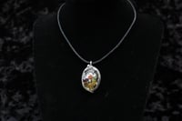 Image 3 of Dead Good mushroom, moss, crinoid and foliage necklace