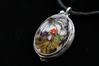 Image 4 of Dead Good mushroom, moss, crinoid and foliage necklace