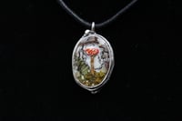 Image 2 of Dead Good mushroom diorama pendant 