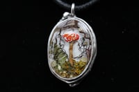 Image 3 of Dead Good mushroom diorama pendant 