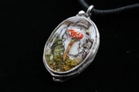 Image 1 of Dead Good mushroom diorama pendant 