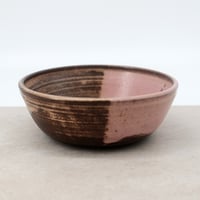 Image 6 of Dark Pink Flowers Cereal Bowl