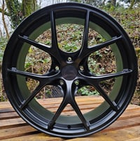 Image 1 of 18" C1 STYLE ALLOY WHEELS FITS 5X112 ET42 MATT BLACK