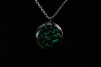 Image 2 of Dead Good Beetle wing necklace