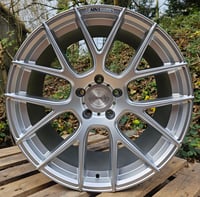 19" ADV1 STYLE ALLOY WHEELS FITS 5X120 HYPER SILVER