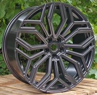 Image 2 of 23" SUBURB STYLE ALLOY WHEELS FITS 5X120 ET40 MATT BLACK