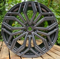 Image 1 of 23" SUBURB STYLE ALLOY WHEELS FITS 5X120 ET40 MATT BLACK