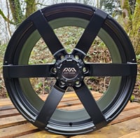 Image 1 of 20" AVA NASHVILLE ALLOY WHEELS FITS 6X139 4X4 MATT BLACK