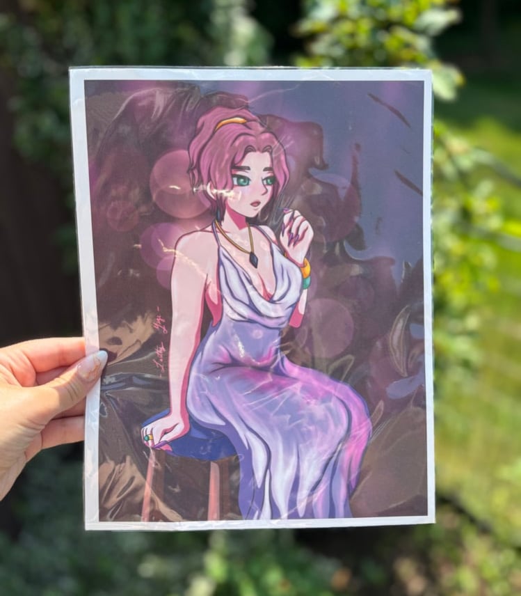 Image of Lady in Waiting Art Print