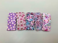 Image 4 of Pink & Purple Floral Snap Clips