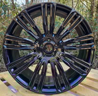 20" VELAR STYLE ALLOY WHEELS FITS 5X108 ET42 GLOSS BLACK