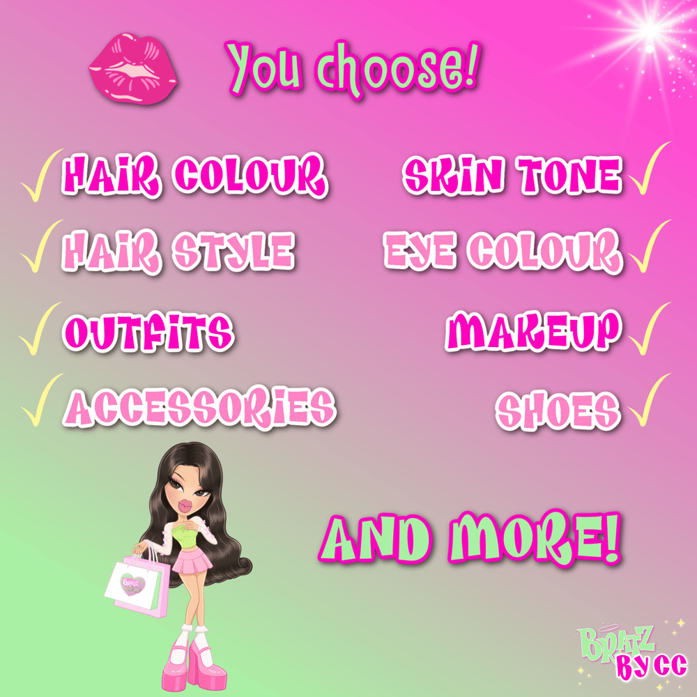 Image of Customizable Bratz Doll! DOLL + BOX