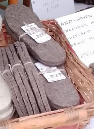 Image of WOOL FELT INSOLES 
