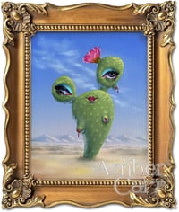 Titty Cactus Original Oil Painting