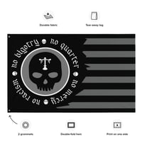 Image 2 of No Quarter Black Flag (single sided)