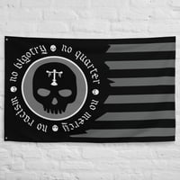 Image 7 of No Quarter Black Flag (single sided)