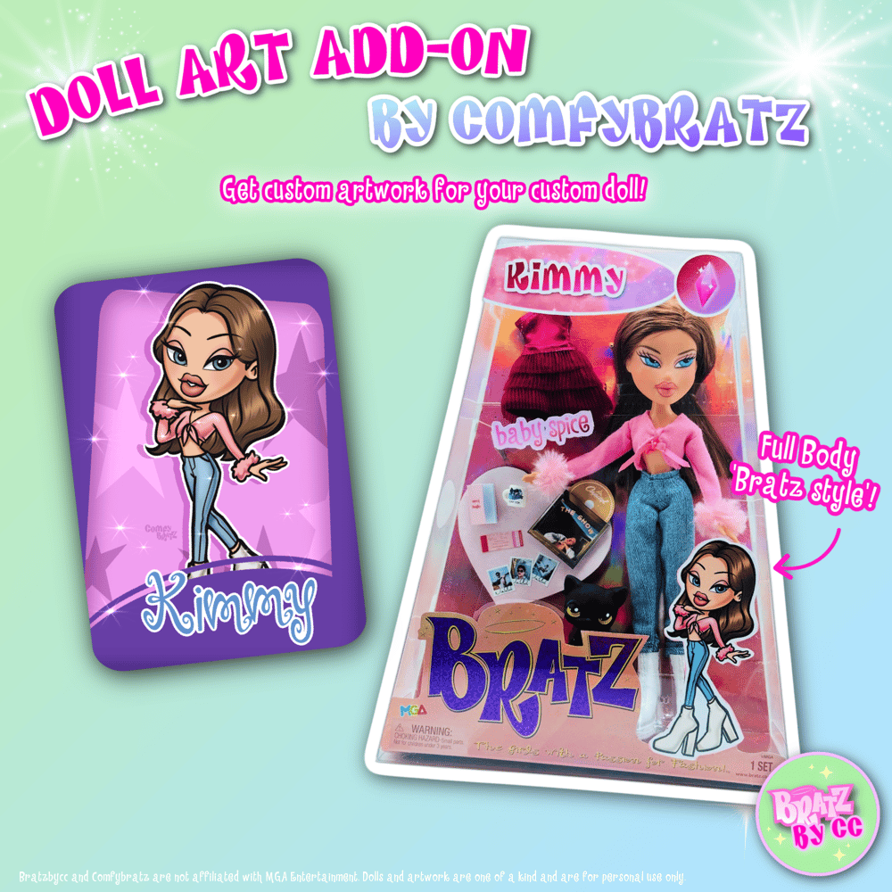 Image of DOLL ART ADD ON by comfybratz!