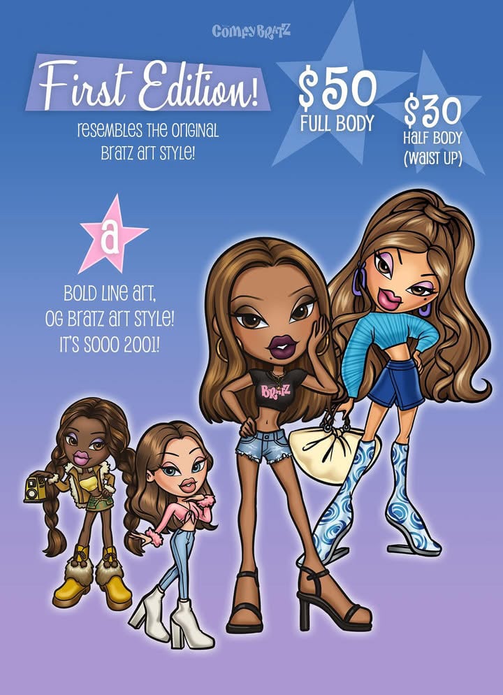 Image of DOLL ART ADD ON by comfybratz!