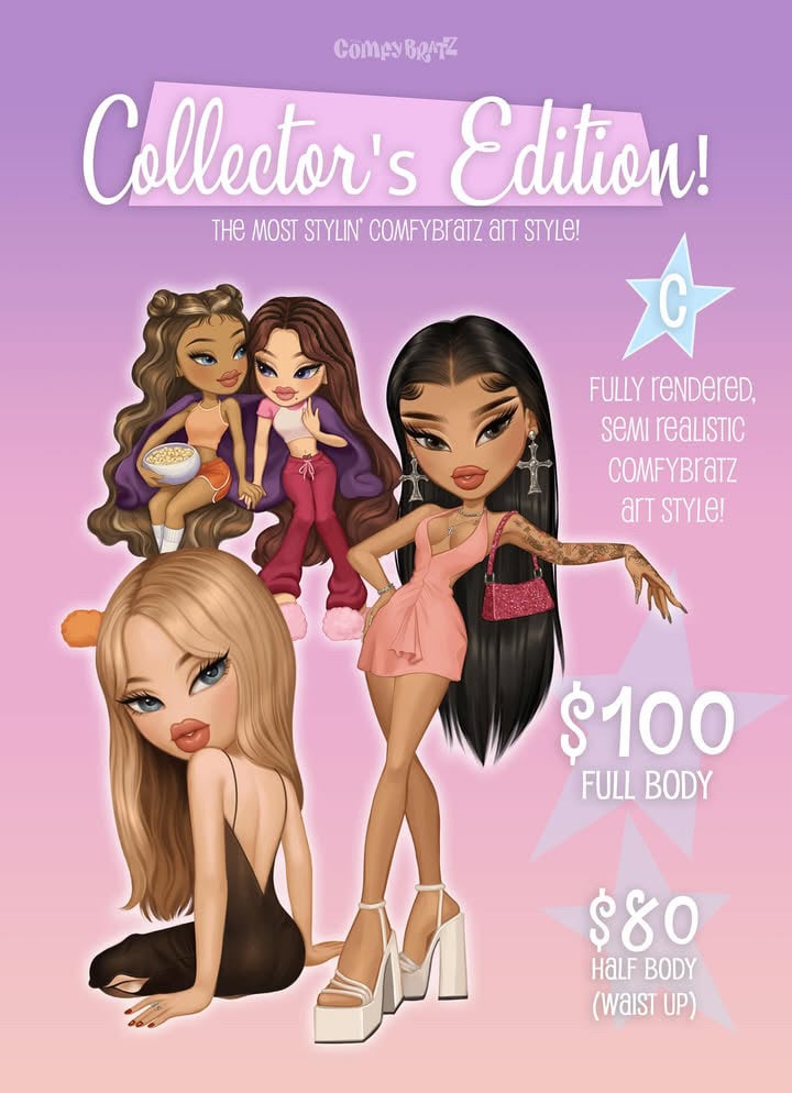 Image of DOLL ART ADD ON by comfybratz!