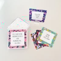 Image 1 of 30 Card Meditation Deck with Inspirational Quotes
